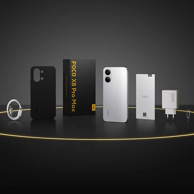 【عرض عالمي أول】 هاتف ذكي POCO X8 Pro Max إصدار عالمي، بطارية 8500 مللي أمبير، معالج Dimensity 9500s، شاشة AMOLED فائقة السطوع مقاس 6.83 بوصة بدقة 1.5K ومعدل تحديث 120 هرتز - 6