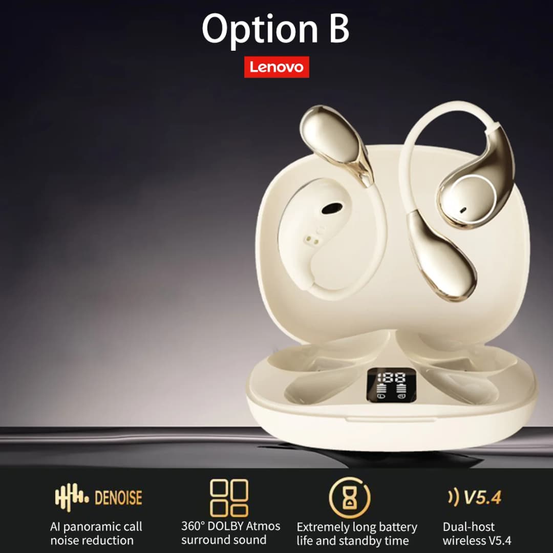 Lenovo Original TA320 Wireless Earphones Bluetooth 5.4 Long Battery Music Gaming Earphone with MIC Waterproof Sport Earbuds Gift - 6