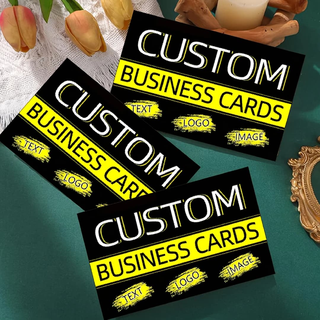 Customized business cards - Adopting the advanced matte finish, and customized thank-you cards are provided. - 2