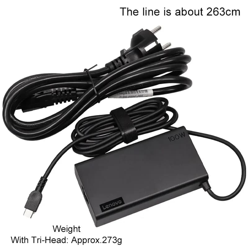 Lenovo ThinkPad original PD charger 100w Type-C laptop power supply 16+P adapter Thunderbolt USB-C power cord universal 20V5A - 5