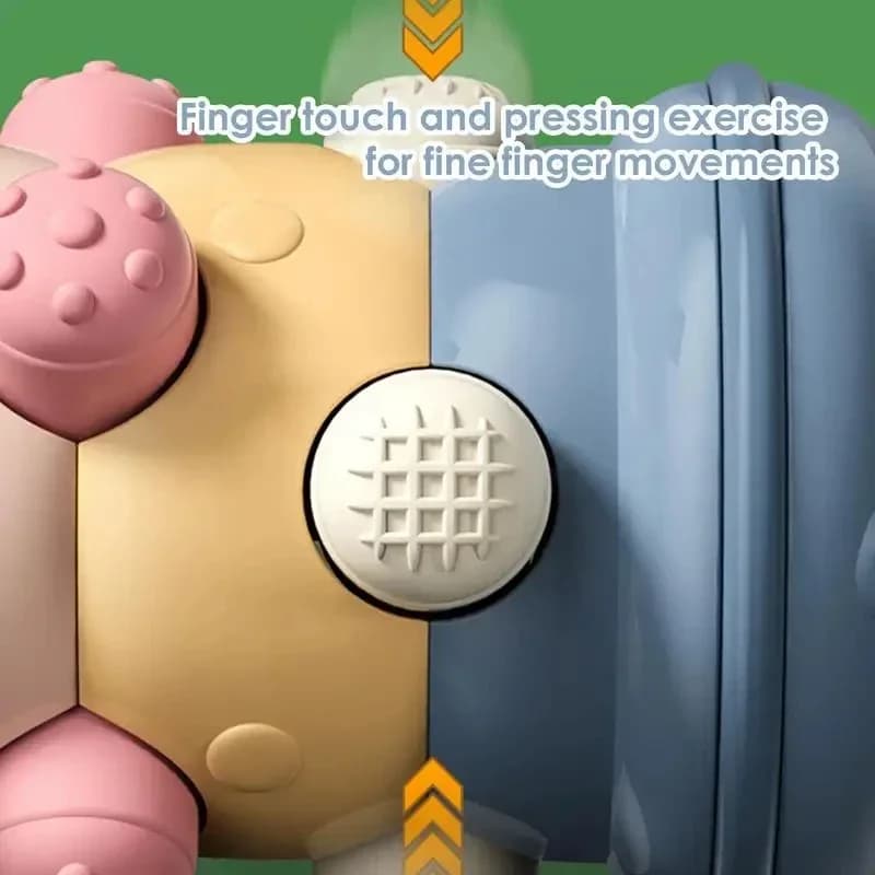 طفل الزحف الأسطوانة لعبة نشاط الرضع البطن الوقت الأسطوانة مونتيسوري التعليمية التنمية ألعاب حسية للأطفال 0 12 شهرا - 2