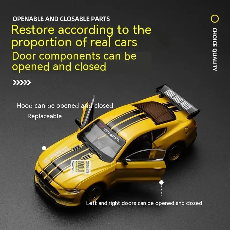 مجموعة تجميع سيارة فورد موستانج من CCA بمقياس 1:43 - سيارة سباق فريدة لهواة التجميع - 3