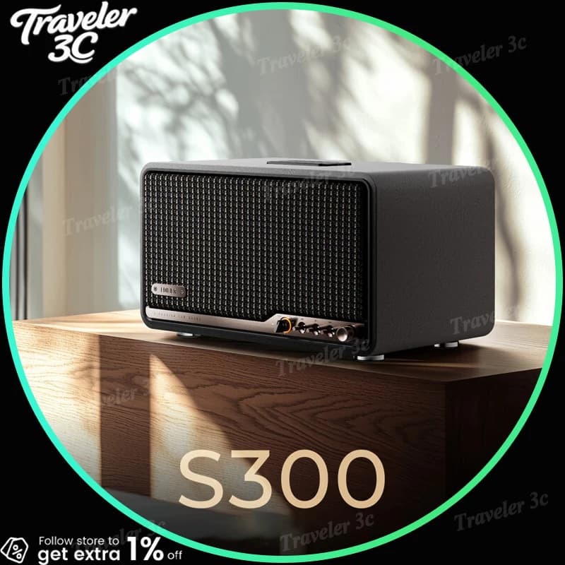 سماعة بلوتوث EDIFIER S300 إصدار محدود بمناسبة الذكرى الثلاثين تصميم ريترو هاي فاي عالية الدقة مكتبية مع ترقيم فريد