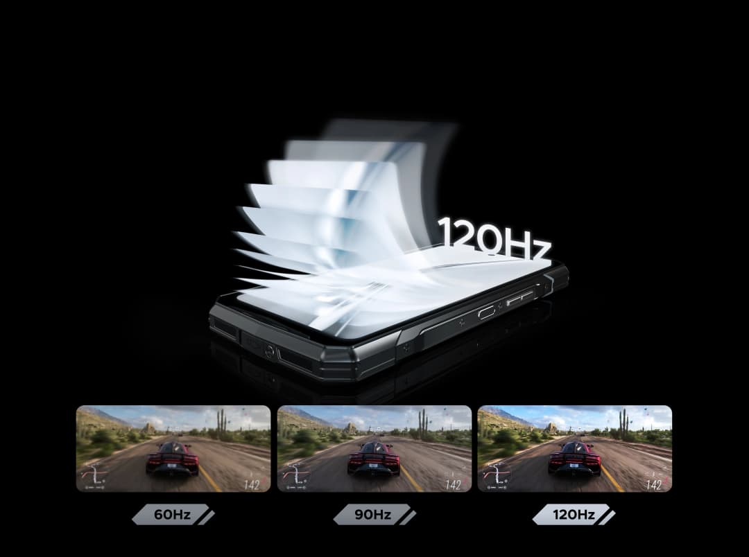 هاتف DOOGEE V40 Pro 5G المتين 6.78 بوصة 16 جيجابايت + 512 جيجابايت هواتف الألعاب Dimensity 7300 كاميرا 200 ميجابكسل بذكاء اصطناعي 8680 مللي أمبير أندرويد 14 - 6