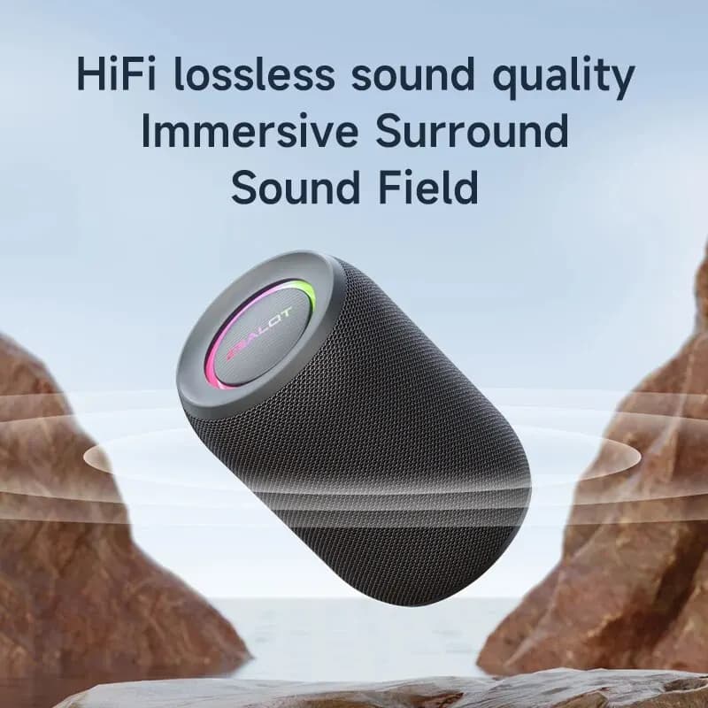 ZEALOT-S32PRO 15W Portable Bluetooth 5.2 Speaker Outdoor Waterproof Wireless TWS Mini Column Box Speaker Outdoor TF Card - 4