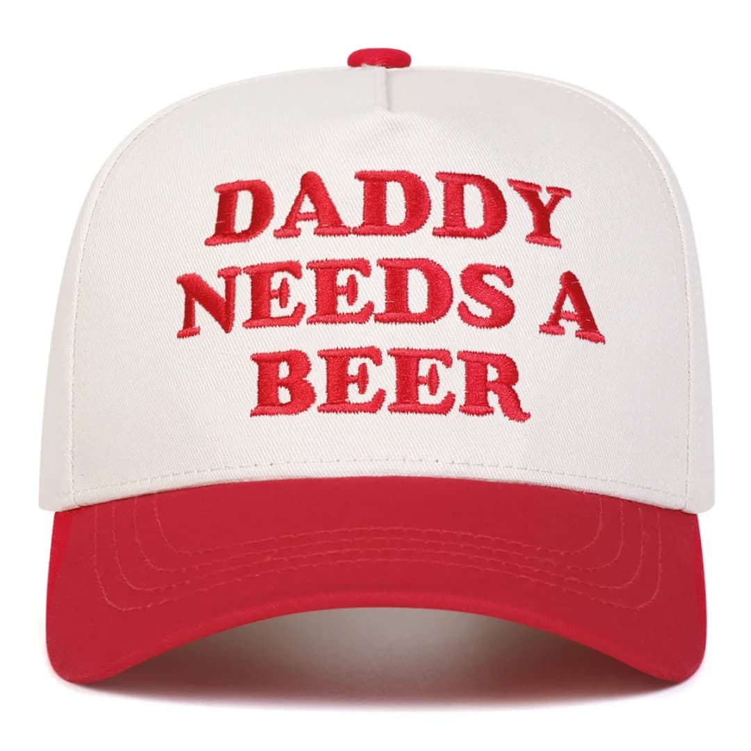 Unisex DADDY NEEDS A BEER Letter Embroidery Baseball Caps Spring Autumn Outdoor Adjustable Casual Hats Sunscreen Hat Sports Cap - 4