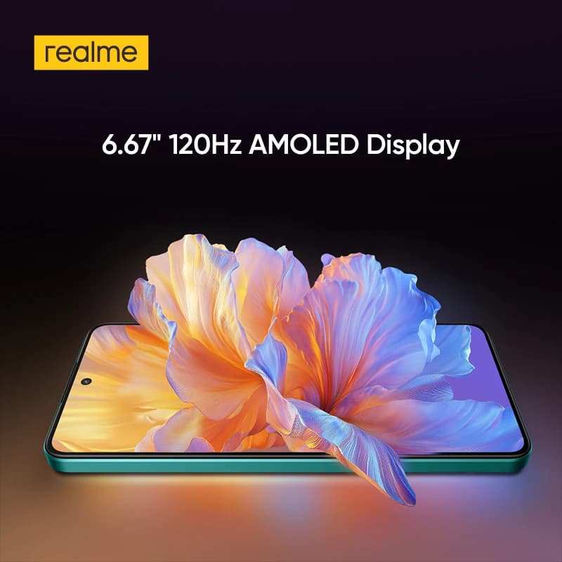 هاتف realme 14T 5G بمعالج Dimensity 6300 وبطارية 6000 مللي أمبير وشاشة AMOLED 6.67 بوصة بمعدل تحديث 120 هرتز وشحن 45 واط IP69 - 5
