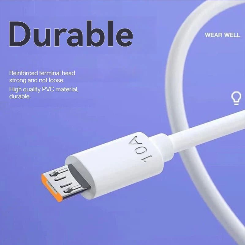 NNBILI 3PCS 10A Micro USB Cable Speed Fast Charging USB Cord For Samsung Galaxy S7 S6 PS4 MP3 TV Andriod Phones Data Cables ﻿ - 4