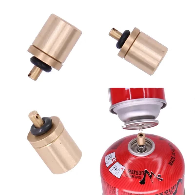 1-12pcs Gas Refill Adapter Filling Butane Canister Outdoor camping stove Cylinder Gas Tank Burner Accessories Inflation Valve