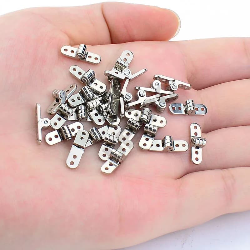 1/2 قطعة مفصلة باب معدنية ترقية المفصلة لسيارة RC Crawler 1/10 Traxxas Trx4 شاحنة RC 1/14 Tamiya SCANIA 770S إكسسوارات VOLVO