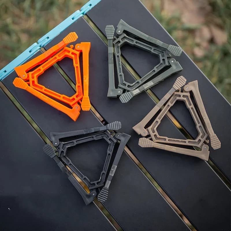 Outdoor Camping Gas Tank Stove Base Holder Camping Supplies ​​​​​​Portable Gas Canister Stand​​ Universal Tripod Folding Frame
