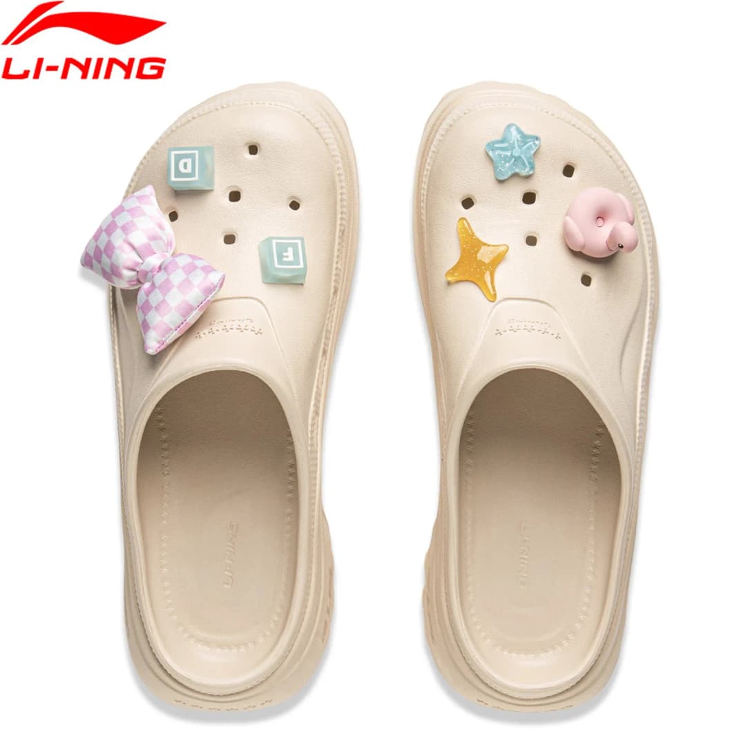 شباشب نسائية Li-Ning لمشروع E-SPORTS مريحة وخفيفة الوزن ومضادة للانزلاق صندل أنيق من LiNing طراز AGAV004