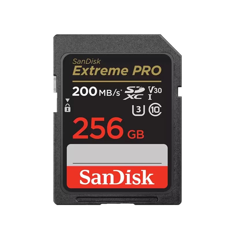 SanDisk SD Card 32GB 64GB 128GB 256GB Memory Card 120MB/s U1 200MB/s U3 V30 4K For Canon Nikon SLR Camera Shooting 4K Video