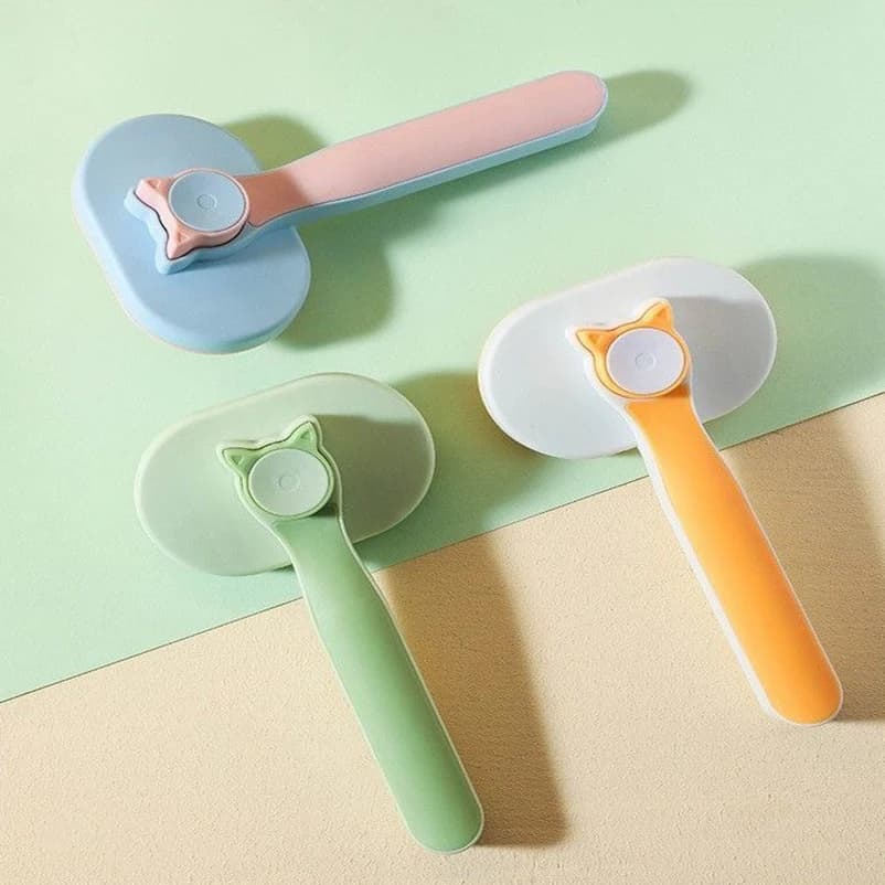 فرشاة قطط لإزالة الشعر للكلاب، إكسسوارات شعر عائمة، فرشاة تنظيف وإزالة الشعر للقطط، لوازم القطط - 3