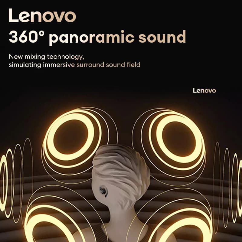 سماعات رأس لينوفو EA305 OWS بلوتوث 5.4 لاسلكية مع ميكروفون للتحكم باللمس بطارية طويلة الأمد سماعات ألعاب مقاومة للماء للرياضيين - 4