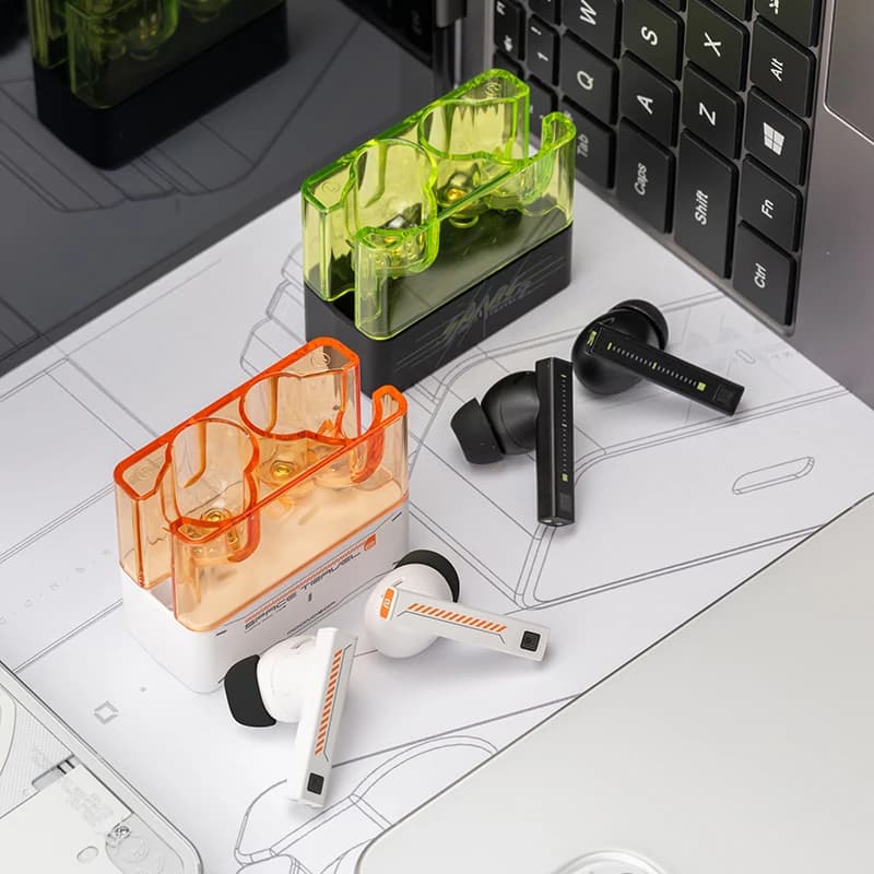 MOONDROP Space Travel 2 HiFi Noise-Canceling TWS wiress earphone Bluetooth 6.0 ANC Low-latency Game Mode SBC/AAC - 6