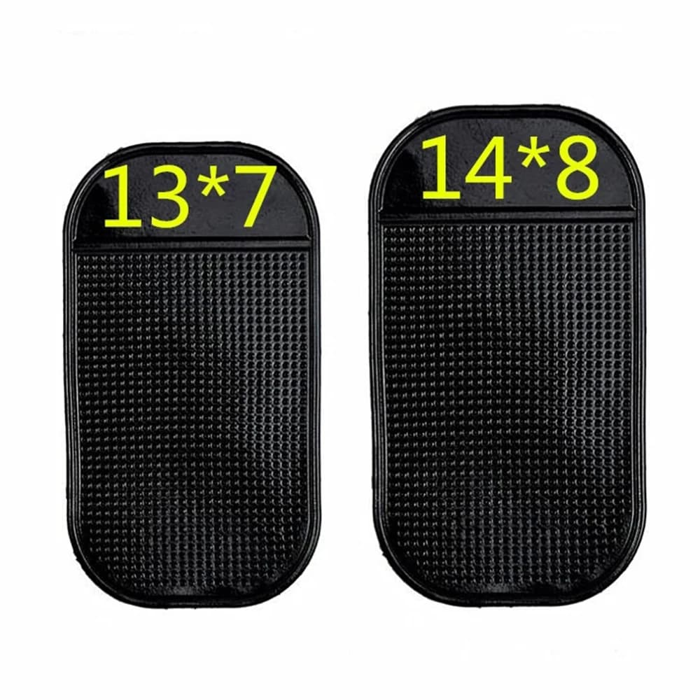 لوحة سيارة من السيليكون المضادة للانزلاق مع وسادة تخزين الهاتف وحامل تخزين داخلي للسيارة - 4