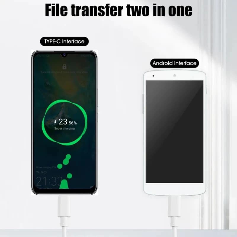 NNBILI 5A USB C إلى مايكرو شحن سريع كابل بيانات نوع C ذكر إلى مايكرو USB ذكر محول شاحن سريع لهواوي سامسونج Xiaomi - 6