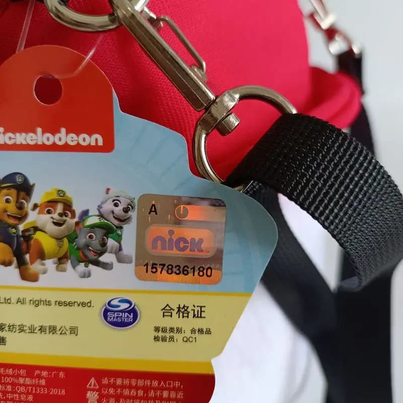 Official PAW Patrol Children Plush Shoulder Bag Chase Marshall Rubble Small Crossbody Thermal Lunch Bag Super Cute Toy - 3