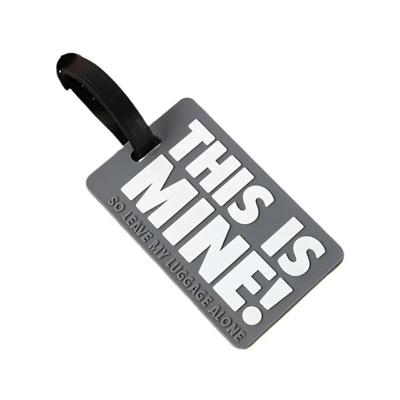 لينة بولي كلوريد الفينيل علامة الأمتعة رسالة الموضة المطبوعة علامات السفر الرجال النساء حقيبة اسم العلامة تسميات الطائرة حقيبة العلامات إكسسوارات السفر - 4