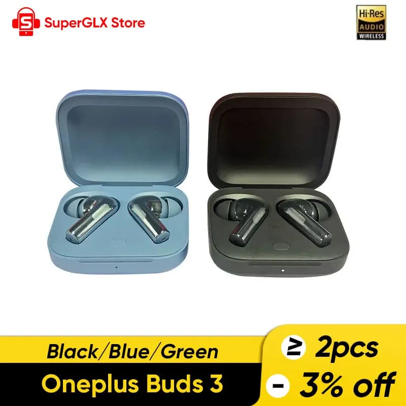 سماعات ون بلس بودز 3 نسخة عالمية بلوتوث 5.3 TWS عزل ضوضاء نشط حتى 49 ديسيبل سماعات لاسلكية لون بلس ACE 3