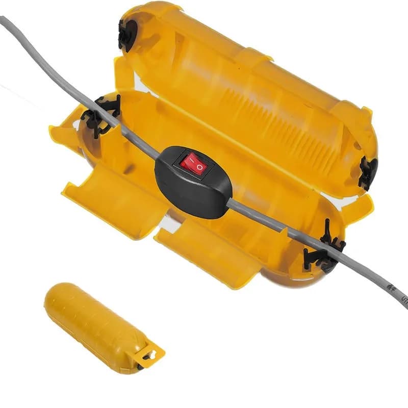 Outdoor Extension Cord Safety Cover with Waterproof Seal, Weatherproof Electrical Connection Box to Protect Outdoor Outlet - 5