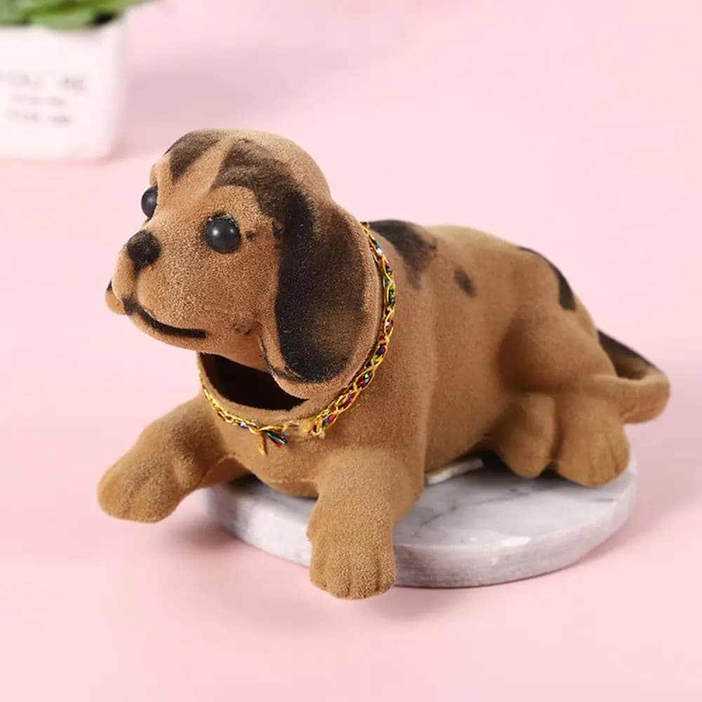 Car Ornaments Shaking Head Dog Doll Car Dashboard Toys Cute Nodding Puppy Auto Interior Accessories Auto Decor Kids Gift - 6