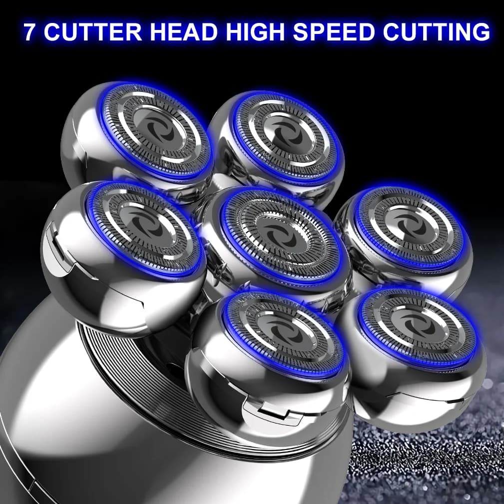 Razors for Men 5 in1 Bald Head Shaver Multifunctional Grooming Kit Cordless Bald Machine for Men Electric Shavers - 6
