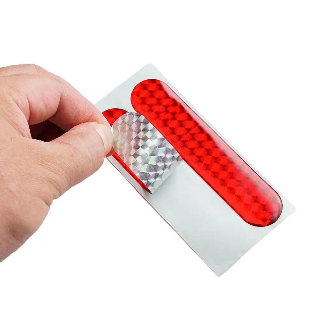 Reflective Car Door Sticker Safety Opening Warning Accessories Decal Sticker Car Tape Interior Reflector Reflector Auto N0Y4 - 5
