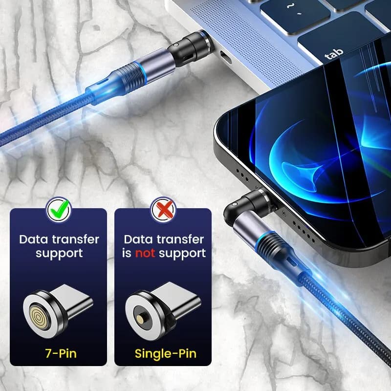 5-محول ممغنط للهاتف المحمول المكونات من النوع C للهاتف المحمول استبدال المكونات الغبار - 4