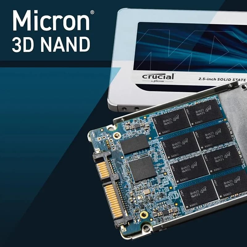 Crucial SSD MX500 256GB 500GB 1TB 2TB 3D NAND SATA 2.5 Inch High Speed Internal Solid State Drive For Laptop Desktop - 2