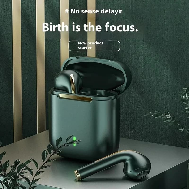 سماعات J18 لاسلكية داخل الأذن ستيريو بلوتوث مقاومة للماء بإلغاء الضوضاء مع ميكروفون محمولة - 2