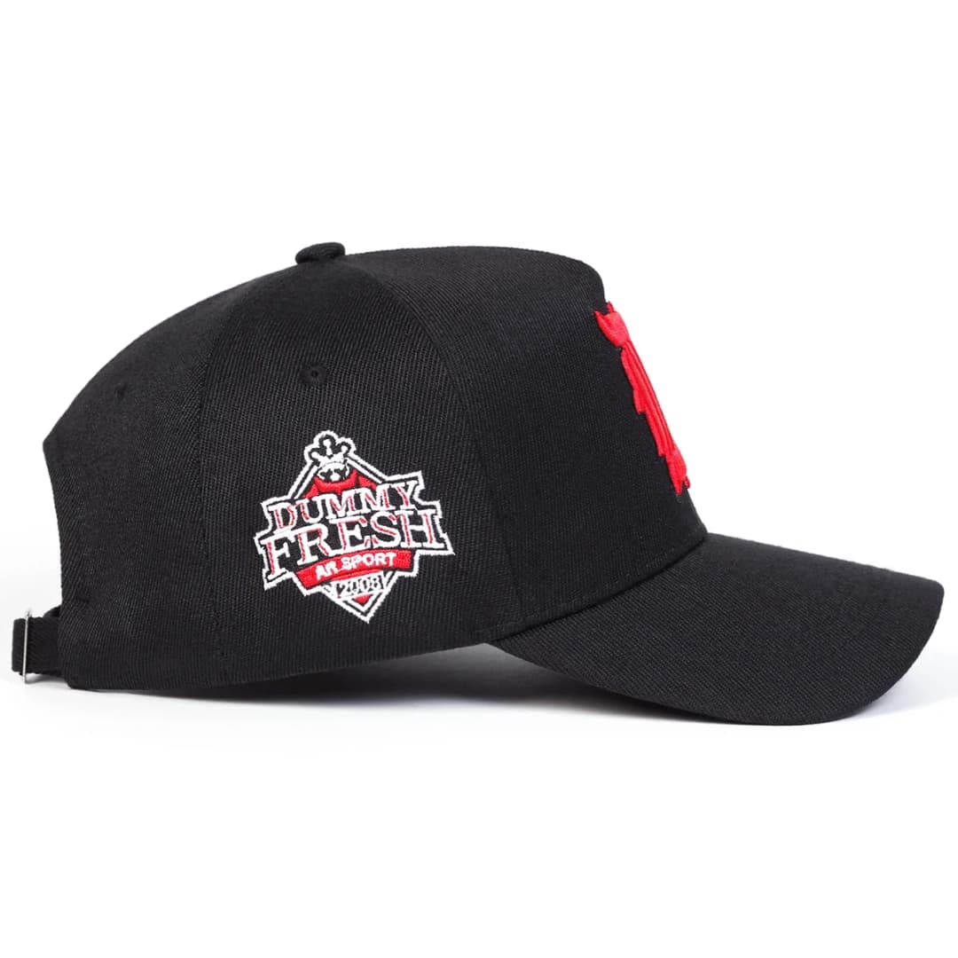 Unisex Gothic D Letter Embroidery Side DUMMY FRESH Baseball Caps Adjustable Casual Hats Spring and Autumn Outdoor Sunscreen Hat - 4