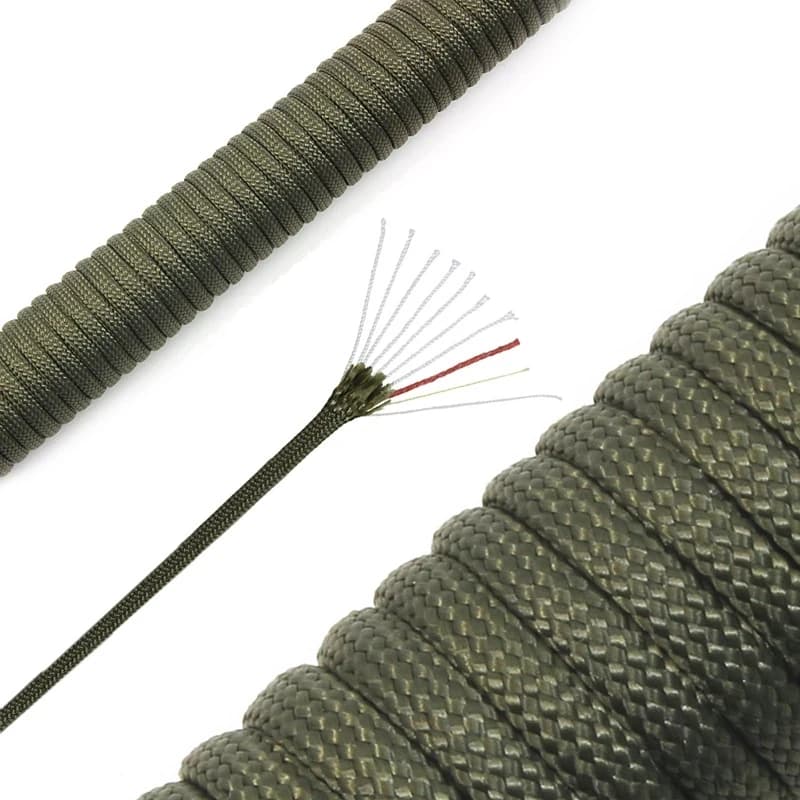 550 10-Core Paracord 4mm Outdoor Camping Survival Tool PE Fire Rope Fishing Cotton Line Parachute Hiking - 4