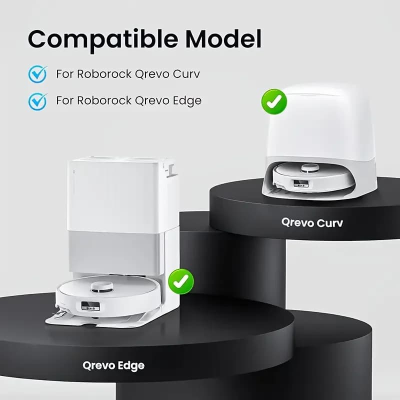 Roborock Qrevo 5AE / Curv / CurvC / Curv S5X 5A1 5XC / Edge / EdgeC / Edge S5A / Edge 5V1 Parts Brush Filter Mop Bag - 3