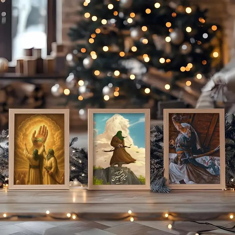 Imam Hussain Shia Ali art anime Painting Calligraphy Canvas Poster Room Home Wall Decoration Painting Art  Spaces Anti-wrinkle - 5