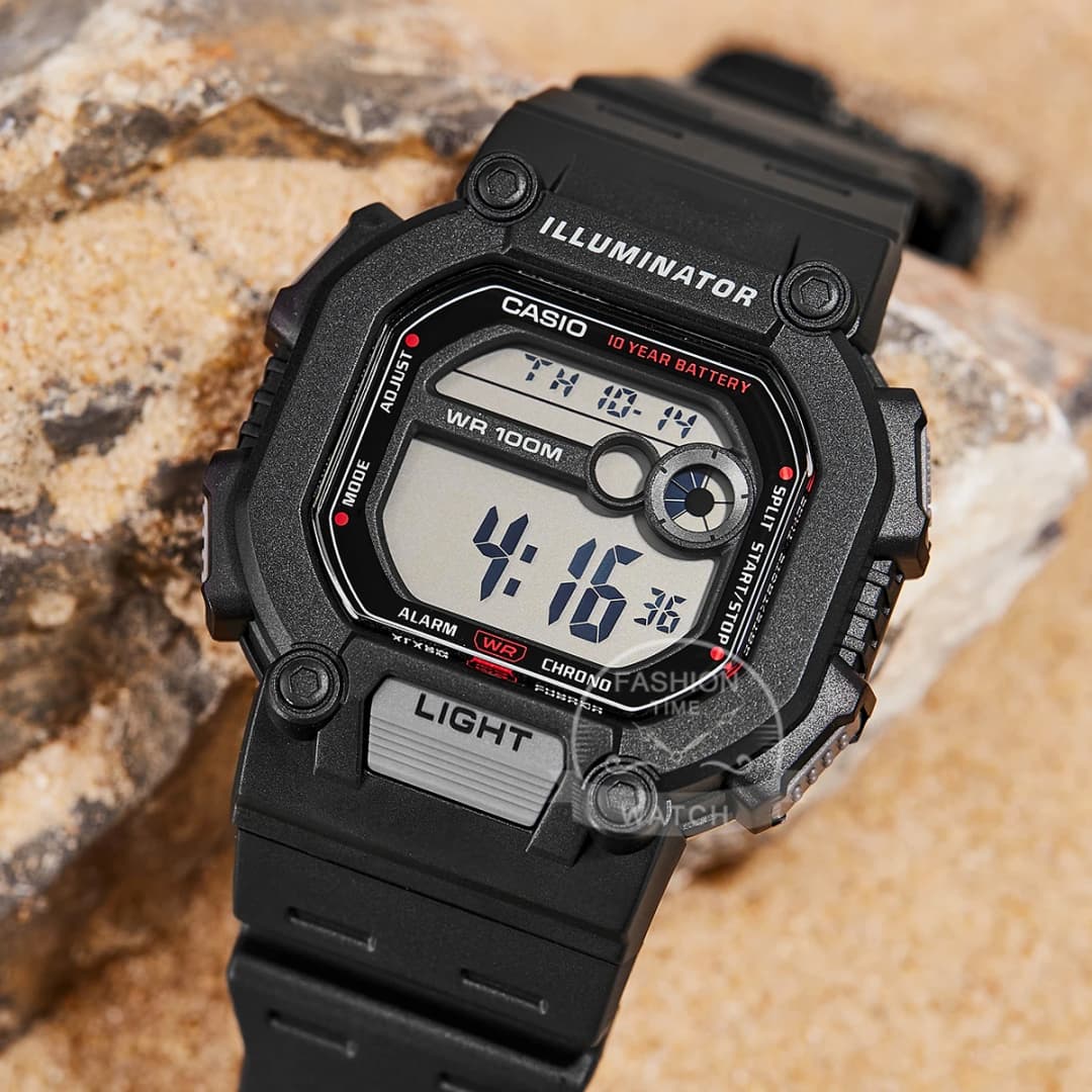 Casio watch for men top luxury set military digital watch multifunctional relogio W-737H-1A - 4