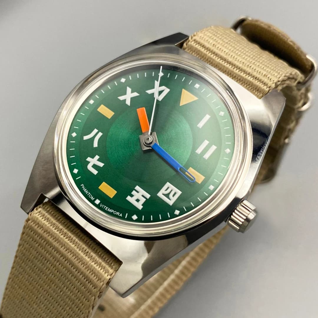 PHANTOM Mens 7120 Hand-Wind Mechanical Watch 36mm Retro Business Timepiece Classic Simple Couple Watch - 2