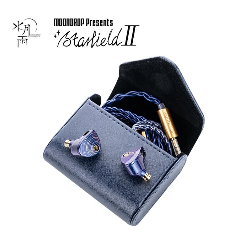 سماعات Moondrop Starfield 2 مشغل ديناميكي مع سماعات أذن داخلية من الليثيوم والمغنيسيوم مع كابل 0.78 2Pin