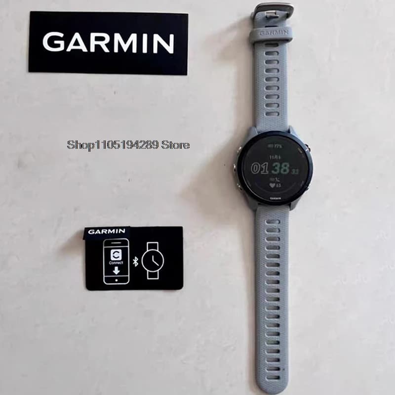 Garmin Forerunner 255 Sports Smartwatch 46mm 1.3'' Color Screen 14 Days Battery Life 4GB RAM NFC Bluetooth Wifi 5ATM Waterproof - 6