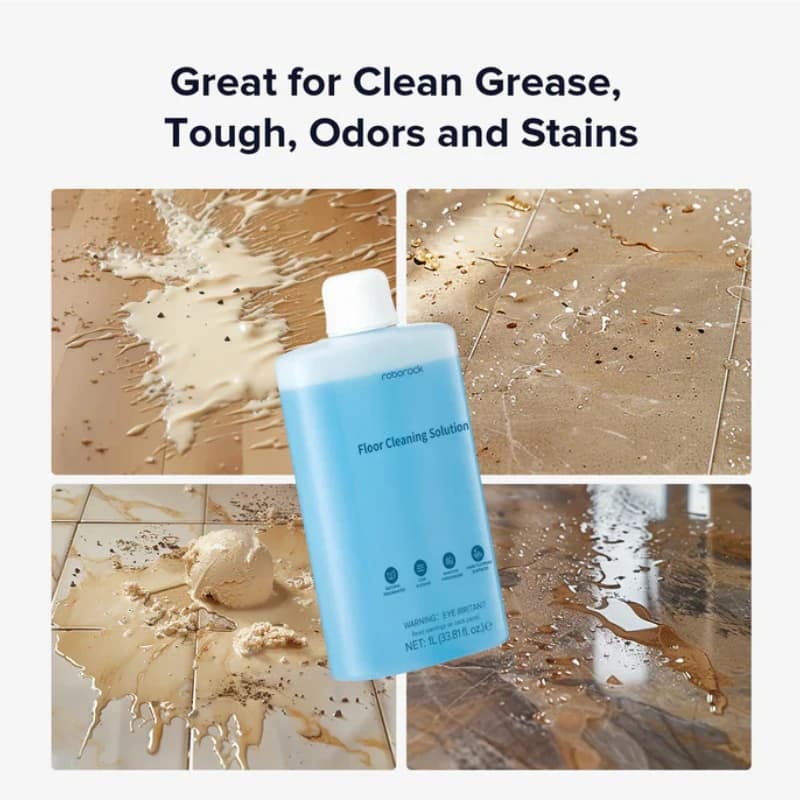 Original Roborock Floor Cleaning Solution Compatible Robot Vacuum Cleaners with Mopping and Wet & Dry Vacuum, 1L HA20 - 3