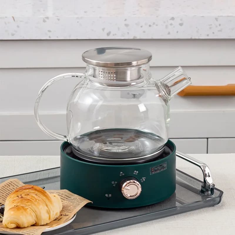 سخان القهوة الكهربائية الصغيرة الحليب الشاي موكا مدفأة لوح تسخين متعدد الوظائف وعاء الطبخ فرن فرن صغير فرن طباخ - 2