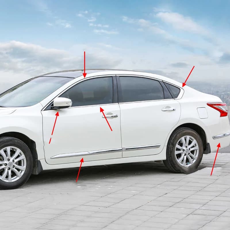 فيلم ملون معدّل للسيارة، ملصق داخلي وخارجي للسيارة من ألياف الكربون السوداء عالية اللمعان، تعديل شبكة منتصف الجسم - 3