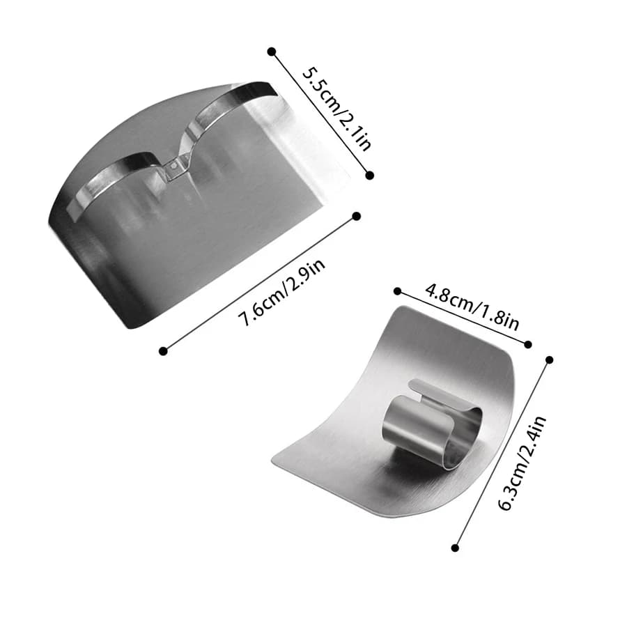 Stainless steel finger protector Cutting meat and vegetables finger safety fingerboard multi-functional kitchen tool accessories - 6