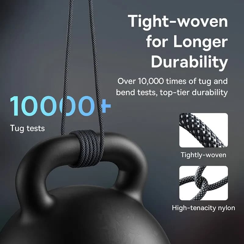 كابل Baseus 100W من USB A إلى USB C كابل شحن سريع USB-C سلك شاحن لهواتف Huawei Samsung Xiaomi كابل Type-C USBC - 2