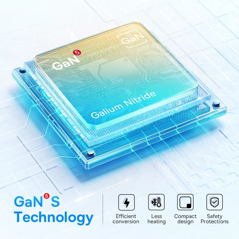 شاحن Baseus 30W GaN شاحن هاتف لجهاز iPhone 16 15 14 13 12 Pro Max شاحن USB C يدعم PD QC PPS شحن سريع للكمبيوتر المحمول - 5