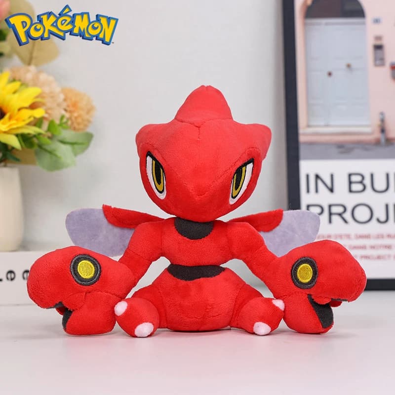 Pokemon Shiny Caterpie Butterfree Beedrill Plush Toys Kawaii Butterfree Ball Scizor Stuffed Animals Soft Peluche Dolls Gifts Kid - 6