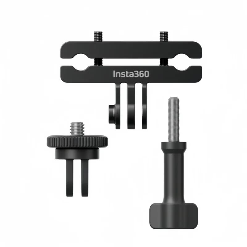 Insta360 Original Bike Saddle Rail Mount for X5/X4/X3/GO3S/GO3/RS/R/Ace – Official Accessory Lightweight Aluminum Bracket - 4