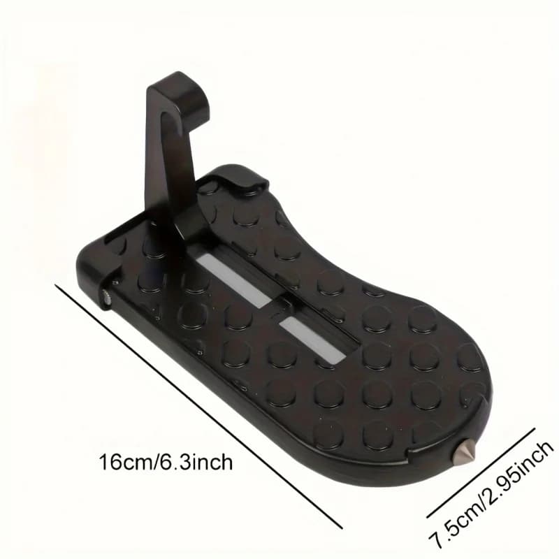 1 Aluminum Alloy Car Door Foot Pedal Assist Hook Top，Foldable Roof Rack Door Step，Easy access to the car roof，Universal Car Moun - 3
