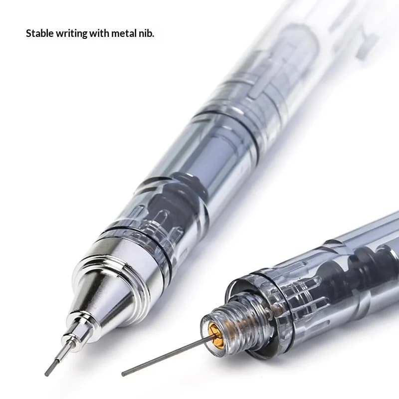 قلم رصاص ميكانيكي TOMBOW MONO Graph Shaker، 0.3/0.5 مم، عصا شفافة مموهة، تصميم بمركز ثقل منخفض، أدوات فنية - 4